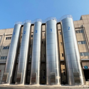 outdoor storage silos